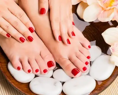Nail Salon Service At Home in Dubai 17 CLASSIC MANI PEDI