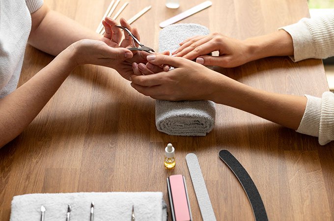 Nail Polish Application Home Service Dubai
